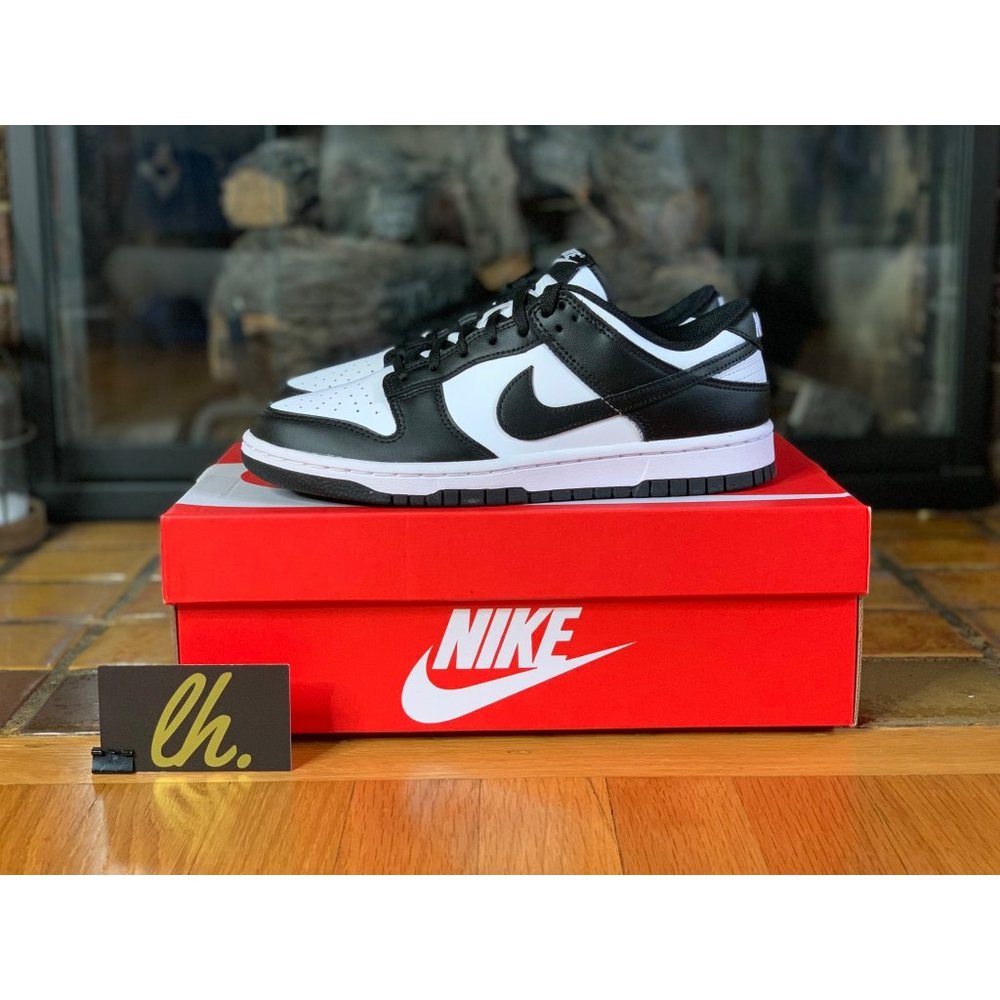 Size 7w Nike Dunk Low Black White “Panda” Athletic Sneakers DD1503-101